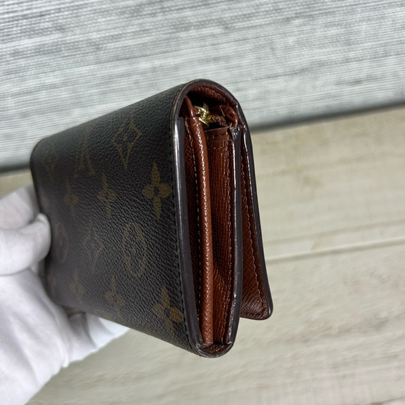 Louis Vuitton Monogram Porte Monnaie Billets Tresor Wallet ✅COA Included - Picture 10 of 16